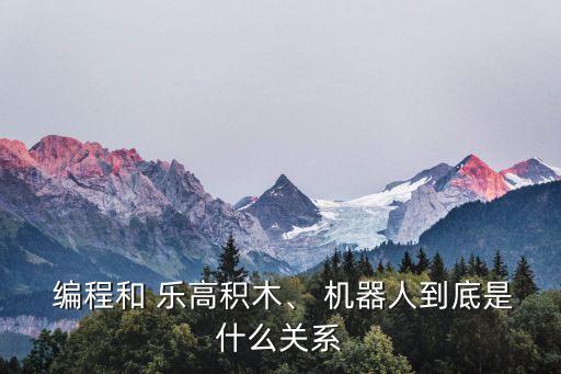 機(jī)器人編程 樂高