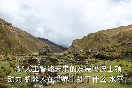 ...好人工智能未來的發(fā)展嗎波士頓動(dòng)力 機(jī)器人在世界上處于什么 水平