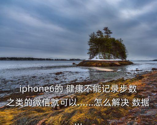 iphone6的 健康不能記錄步數(shù)之類的微信就可以……怎么解決 數(shù)據(jù)...