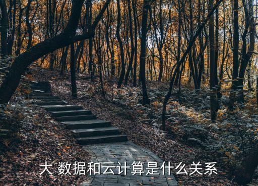 大 數(shù)據(jù)和云計(jì)算是什么關(guān)系