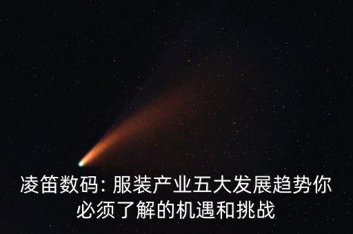 凌笛數(shù)碼: 服裝產(chǎn)業(yè)五大發(fā)展趨勢(shì)你必須了解的機(jī)遇和挑戰(zhàn)