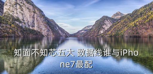 知面不知芯五大 數(shù)據(jù)線誰與iPhone7最配