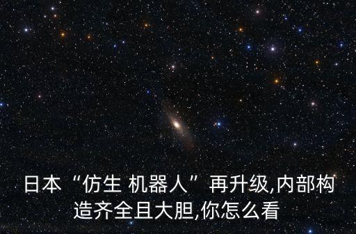 日本“仿生 機(jī)器人”再升級,內(nèi)部構(gòu)造齊全且大膽,你怎么看