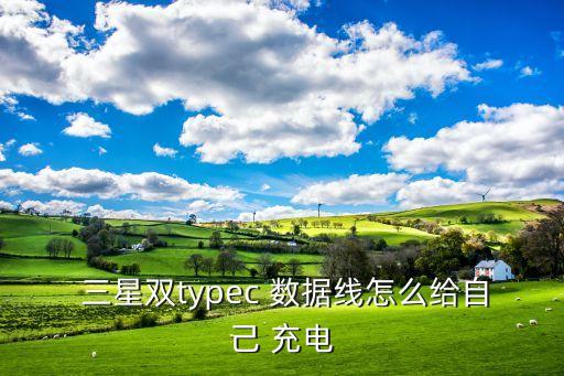  三星雙typec 數(shù)據(jù)線怎么給自己 充電