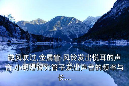微風(fēng)吹過,金屬管 風(fēng)鈴發(fā)出悅耳的聲音.小明想探究管子發(fā)出聲音的頻率與長...
