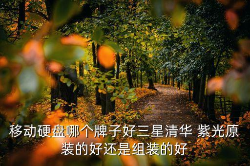 移動硬盤哪個牌子好三星清華 紫光原裝的好還是組裝的好