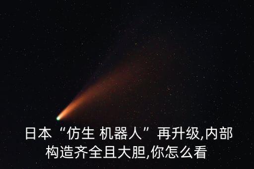  日本“仿生 機(jī)器人”再升級(jí),內(nèi)部構(gòu)造齊全且大膽,你怎么看