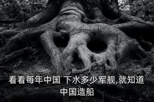 看看每年中國 下水多少軍艦,就知道中國造船