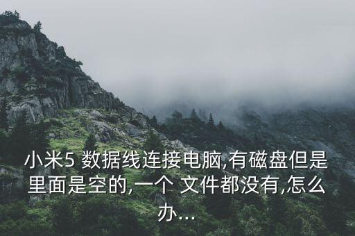 小米5 數(shù)據(jù)線連接電腦,有磁盤但是里面是空的,一個 文件都沒有,怎么辦...