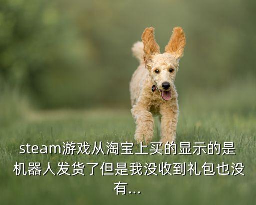 steam游戲從淘寶上買的顯示的是 機器人發(fā)貨了但是我沒收到禮包也沒有...