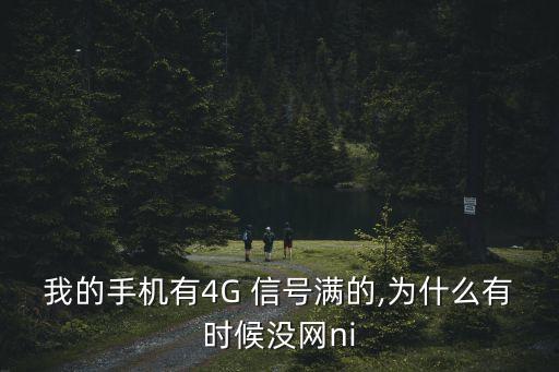 有4g信號無數(shù)據(jù)網(wǎng)絡(luò)是怎么回事啊