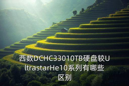 西數(shù)DCHC33010TB硬盤較UltrastarHe10系列有哪些區(qū)別