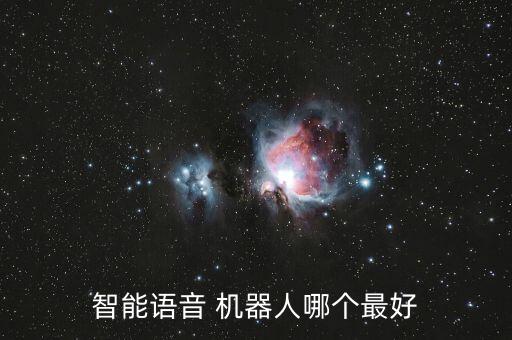 智能語音 機器人哪個最好