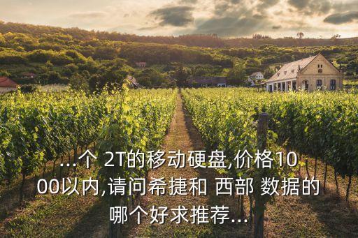 ...個(gè) 2T的移動(dòng)硬盤,價(jià)格1000以內(nèi),請(qǐng)問(wèn)希捷和 西部 數(shù)據(jù)的哪個(gè)好求推薦...