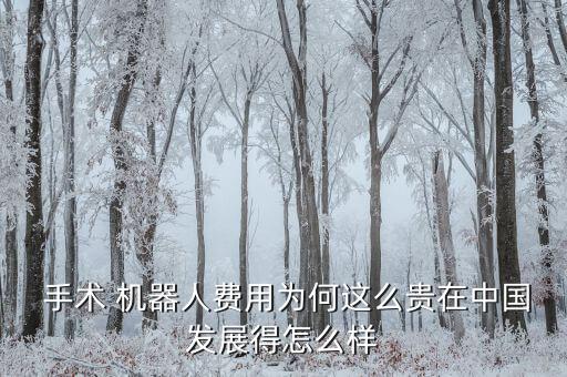  手術(shù) 機(jī)器人費(fèi)用為何這么貴在中國(guó)發(fā)展得怎么樣