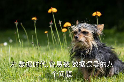 大 數(shù)據(jù)時(shí)代,容易被 數(shù)據(jù)誤導(dǎo)的八個(gè)問(wèn)題