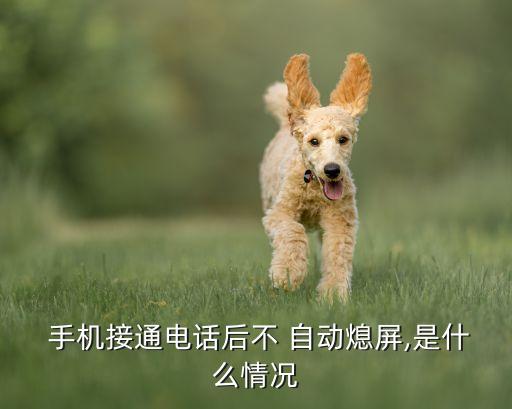  手機(jī)接通電話后不 自動(dòng)熄屏,是什么情況