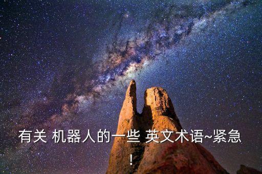 機器人時代 英文怎么說,掃地機器人用英文怎么說