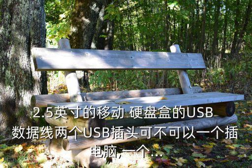 2.5英寸的移動 硬盤盒的USB 數(shù)據(jù)線兩個USB插頭可不可以一個插電腦,一個...