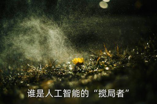 誰是人工智能的“攪局者”