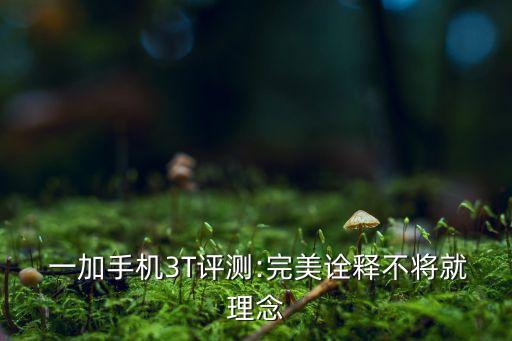  一加手機3T評測:完美詮釋不將就理念