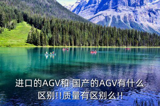 進(jìn)口的AGV和 國產(chǎn)的AGV有什么區(qū)別!!質(zhì)量有區(qū)別么!!