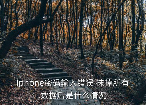 Iphone密碼輸入錯(cuò)誤 抹掉所有 數(shù)據(jù)后是什么情況