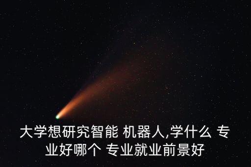 人工智能機(jī)器人專業(yè)排名