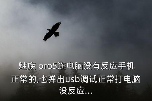  魅族 pro5連電腦沒有反應手機正常的,也彈出usb調試正常打電腦沒反應...