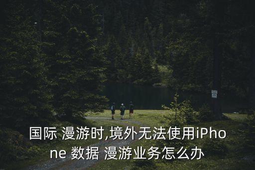 國(guó)際 漫游時(shí),境外無(wú)法使用iPhone 數(shù)據(jù) 漫游業(yè)務(wù)怎么辦