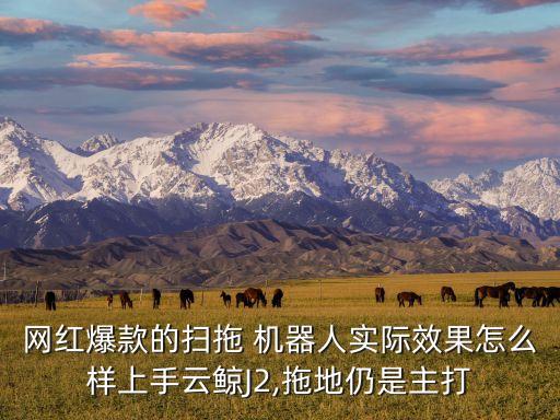 網(wǎng)紅爆款的掃拖 機(jī)器人實(shí)際效果怎么樣上手云鯨J2,拖地仍是主打
