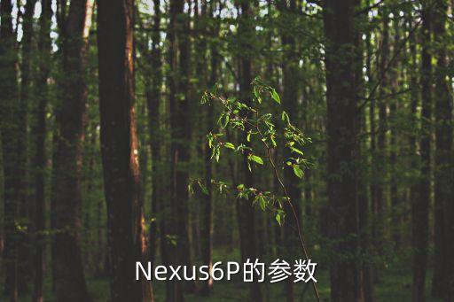 Nexus6P的參數(shù)