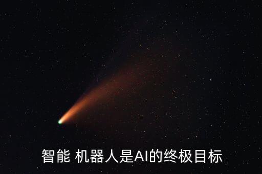 智能 機(jī)器人是AI的終極目標(biāo)