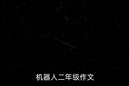  機(jī)器人二年級作文