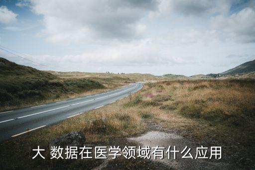 大 數(shù)據(jù)在醫(yī)學(xué)領(lǐng)域有什么應(yīng)用