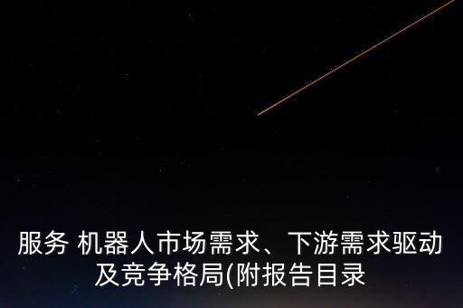 服務(wù) 機器人市場需求、下游需求驅(qū)動及競爭格局(附報告目錄