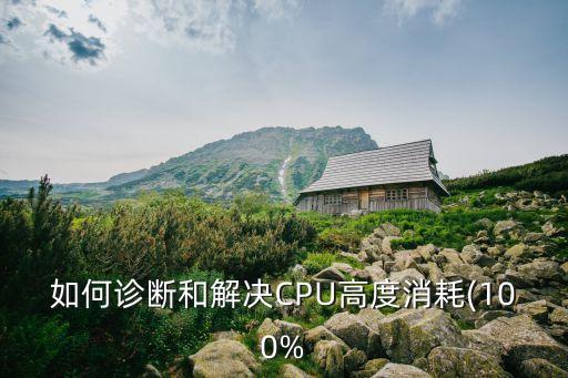 如何診斷和解決CPU高度消耗(100%