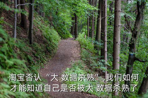 淘寶否認(rèn)“大 數(shù)據(jù)殺熟”,我們?nèi)绾尾拍苤雷约菏欠癖淮?數(shù)據(jù)殺熟了