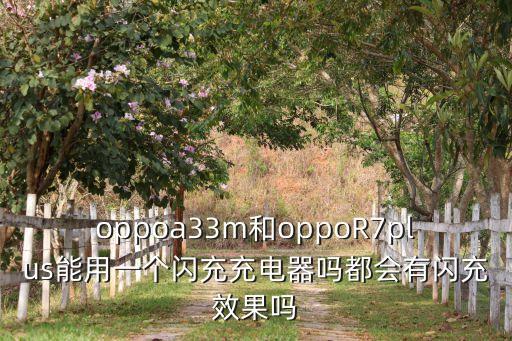 oppoa33m和oppoR7plus能用一個(gè)閃充充電器嗎都會(huì)有閃充效果嗎