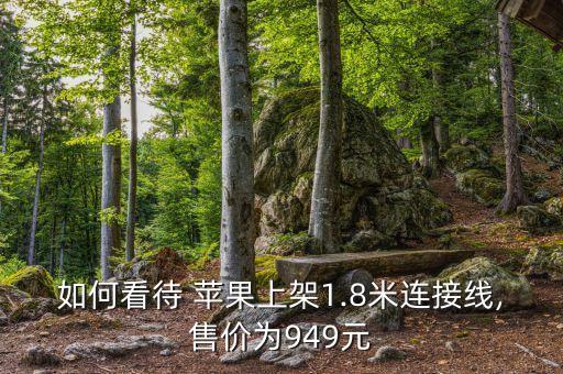 如何看待 蘋果上架1.8米連接線,售價(jià)為949元