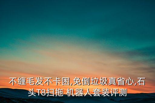不纏毛發(fā)不卡困,免倒垃圾真省心,石頭T8掃拖 機(jī)器人套裝評(píng)測(cè)