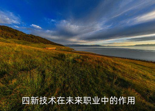  四新技術(shù)在未來職業(yè)中的作用