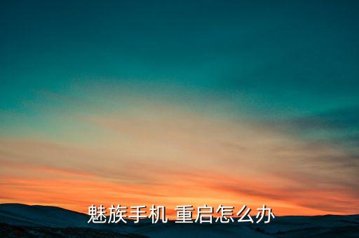  魅族手機 重啟怎么辦