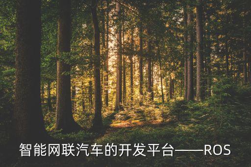 智能網(wǎng)聯(lián)汽車的開發(fā)平臺——ROS