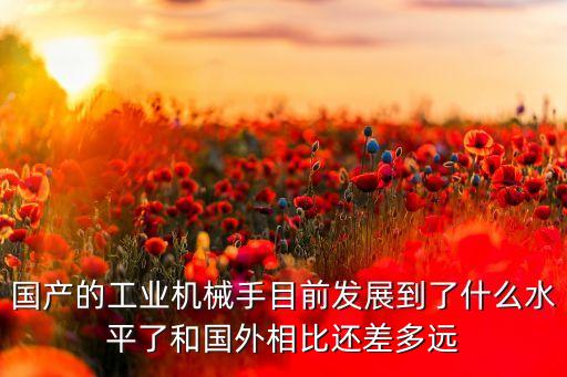 日本機(jī)器人和中國(guó)對(duì)比