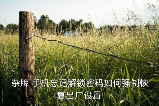 雜牌手機(jī)怎么清空數(shù)據(jù)