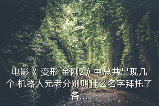 變形金剛紅色的機(jī)器人