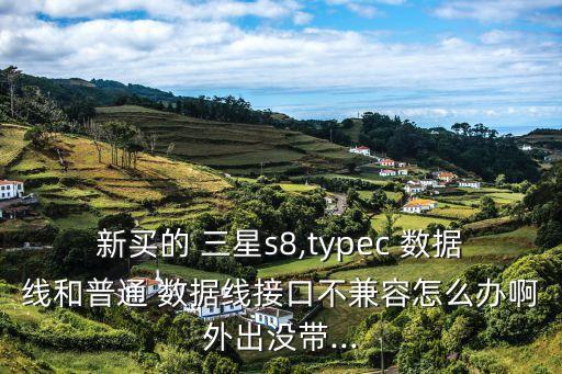新買的 三星s8,typec 數(shù)據(jù)線和普通 數(shù)據(jù)線接口不兼容怎么辦啊外出沒帶...