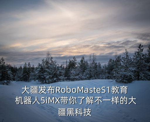 大疆發(fā)布RoboMasteS1教育 機(jī)器人5iMX帶你了解不一樣的大疆黑科技