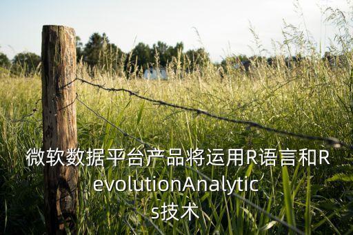  微軟數(shù)據(jù)平臺產品將運用R語言和RevolutionAnalytics技術